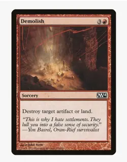 Demolish MTG M14 LP-NM | Pauper EDH Land Destruction Artifact Removal Ponza - Image 1