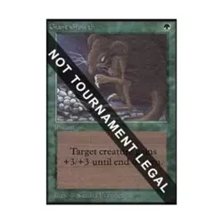 WOTC MtG Collector's Ed Giant Growth (CE) (C) EX - Image 1