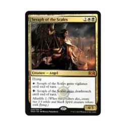 WOTC MtG Ravnica Allegiance Seraph of the Scales (MR) (Foil) EX - Image 1