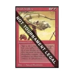 WOTC MtG Collector's Ed Orcish Artillery (CE) (U) EX - Image 1