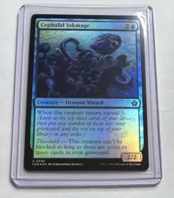Cephalid Inkmage #32 Foundations FOIL Creature MTG NM/M - Image 1