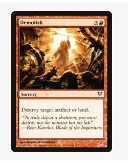 Demolish MTG AVR LP-NM | Pauper EDH Land Destruction Artifact Removal Ponza - Image 1