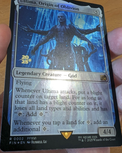 Ultima, Origin of Oblivion - Pre-release Foil Stamped Promo - Final Fantasy MTG - Image 2