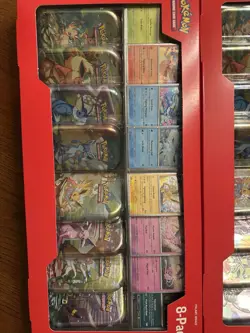 TWO Pokemon TCG Scarlet & Violet Prismatic Evolutions 8 Mini Tins Sealed Costco - Image 5
