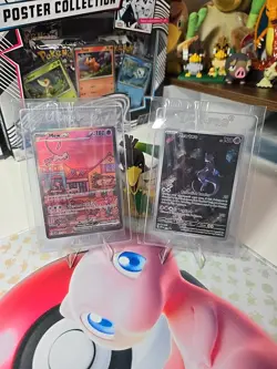 Mew EX & Mewtwo Pokemon TCG Scarlet Violet 151 Black Star Promos (SEALED) - Image 1