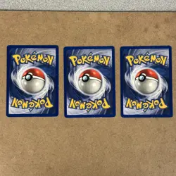 Shadowless Squirtle Pokemon Base Set Lot of 3 Three LP condition - Image 2
