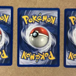 Shadowless Squirtle Pokemon Base Set Lot of 3 Three LP condition - Image 3
