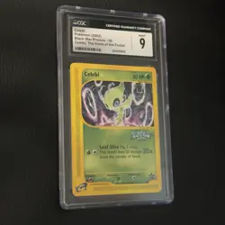 Pokemon Celebi 2002 Black Star Promo 50 Pokemon 4ever CGC 9 - Image 1