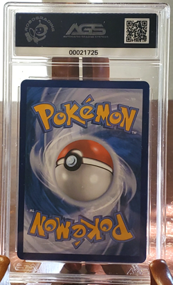 2022 Pokemon Sword and Shield Brilliant Stars Arceus Vstar #123 AGS 10 - Image 2
