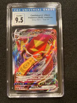 Pokemon Centiskorch VMAX 28/190 from Japanese Shiny Star V in a CGC 9.5 !! - Image 1
