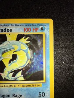 Pokemon Gyarados Holo 6/102 from Base Set Unlimited in DMG condition! - Image 4