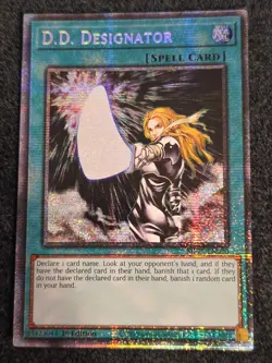 Yugioh D.D. Designator MP25-EN020 1st Edition Starlight Rare NM - Image 1
