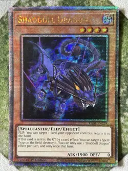 YuGiOh SHADDOLL DRAGON Quarter Century Secret Rare RA04-EN228 - Image 2