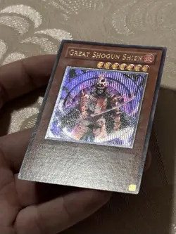 Yugioh Great Shogun Shien STON-EN013 Ultimate Rare 1st Edition NM - Image 2