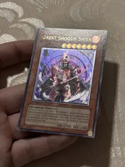 Yugioh Great Shogun Shien STON-EN013 Ultimate Rare 1st Edition NM - Image 3