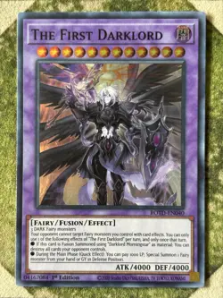 YuGiOh THE FIRST DARKLORD Super Rare ROTD-EN040 - Image 2