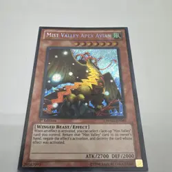 Yugioh Mist Valley Apex Avian HA02-EN049 Secret Rare 1st Ed LP - Image 1