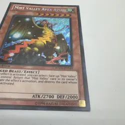 Yugioh Mist Valley Apex Avian HA02-EN049 Secret Rare 1st Ed LP - Image 3