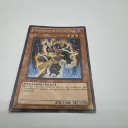 STBL-EN085 Gravekeeper's Recruiter Rare 1st Edition NM YuGiOh Card - Image 1