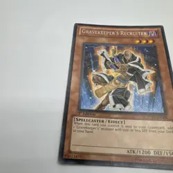 STBL-EN085 Gravekeeper's Recruiter Rare 1st Edition NM YuGiOh Card - Image 2