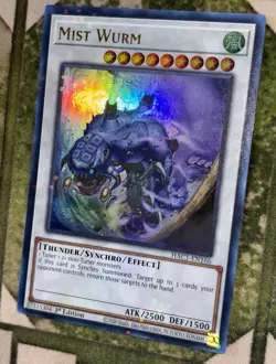 YuGiOh MIST WURM Ultra Rare HAC1-EN166 - Image 1