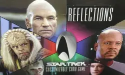 Star Trek CCG REFLECTIONS SR/VR Card Lot of 61 - Some Duplicates NM - Image 1