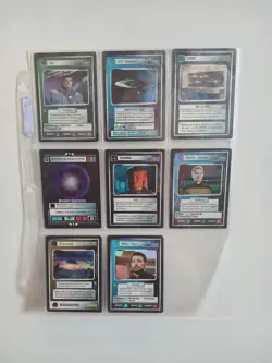 Star Trek CCG REFLECTIONS SR/VR Card Lot of 61 - Some Duplicates NM - Image 5