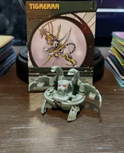 Bakugan Haos Blade Tigrerra 590G Red Eyes Battle Brawlers W/ Card! - Image 1