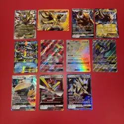 Pokemon 11 Card Lot EX GX Break Holo - Image 1