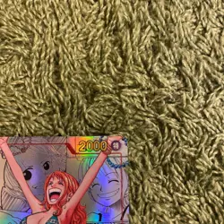 One Piece Card Nami OP01-016 Manga Comic Art Japanese Holo - Image 3