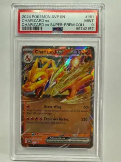 PSA 9 Charizard ex 161 Sv: Scarlet & Violet Promo Cards Mint Holo - Image 1