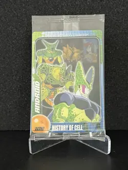 Dragon Ball Morinaga Wafer Card - History of Cell DXHI-17-108 (SEALED) - Image 1