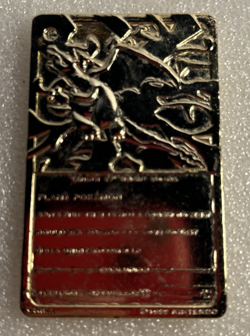 Pokemon gold plated card the character is Charizard in mint condition - Image 2
