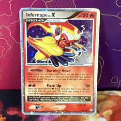 Pokemon TCG Infernape LV.X Holo Rare Card Diamond & Pearl 121/130 - Image 1