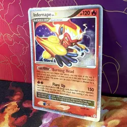 Pokemon TCG Infernape LV.X Holo Rare Card Diamond & Pearl 121/130 - Image 2