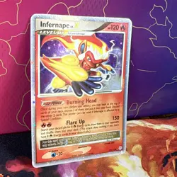 Pokemon TCG Infernape LV.X Holo Rare Card Diamond & Pearl 121/130 - Image 3