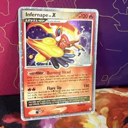 Pokemon TCG Infernape LV.X Holo Rare Card Diamond & Pearl 121/130 - Image 4