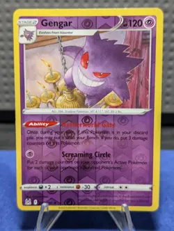 Pokemon TCG Gengar #066/196 Swsh11: Lost Origin Reverse Holo Card - Image 1