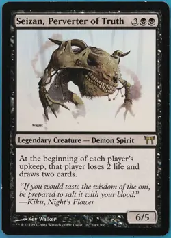 Seizan, Perverter of Truth Champions of Kamigawa NM Rare CARD (396118) ABUGames - Image 1