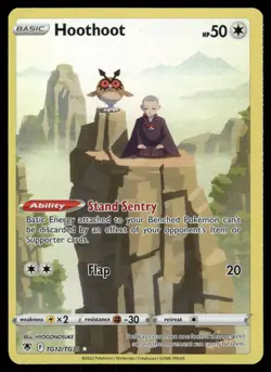 Hoothoot NM TG12/TG30 SWSH10: Astral Radiance Trainer Gallery Pokemon Card - Image 1