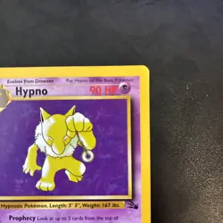 Hypno Non-Holo - Fossil - #23/62 - Rare Vintage Pokemon Card 1999 WOTC - Image 3