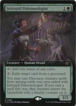 Intrepid Paleontologist (Extended Art) R The Lost Caverns of Ixalan (FOIL) 381 - Image 1