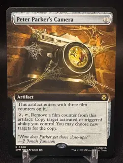 Peter Parker's Camera (Extended Art) - 0280 - Marvel's Spider-Man MTG - NM/M - Image 1
