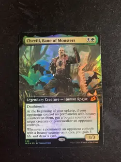 MTG NM FOIL EXTENDED ART - Chevill, Bane of Monsters - Ikoria: Lair of Behemoths - Image 1