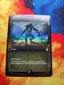 V.A.T.S. (Showcase) - Universes Beyond: Fallout (PIP) - Foil - NM - Image 1