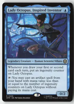 MTG - Lady Octopus, Inspired Inventor R Marvel's Spider-Man 35 LP-NM - Image 1