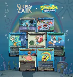 MTG Secret Lair x SpongeBob SquarePants Legends of Bikini Bottom NON-FOIL - Image 2
