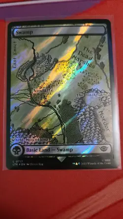 Swamp (0717) (Surge Foil)- LTR - (Magic: The Gathering) Cardboard Friends - Image 1