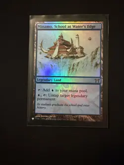 Minamo, School at Water's Edge Champions of Kamigawa Foil 279 Jeremy Jarvis MTG - Image 1