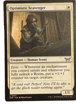 MTG Optimistic Scavenger - Duskmourn #21 - Near Mint - Image 1